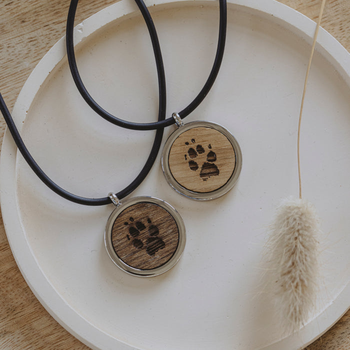 TIMBER TRACKS – Kette mit individuellem Pfotenabdruck