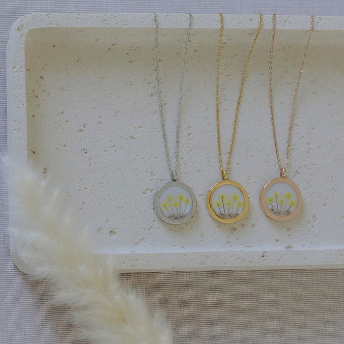 LEMON BLOOMS - Asche- und Haarkette