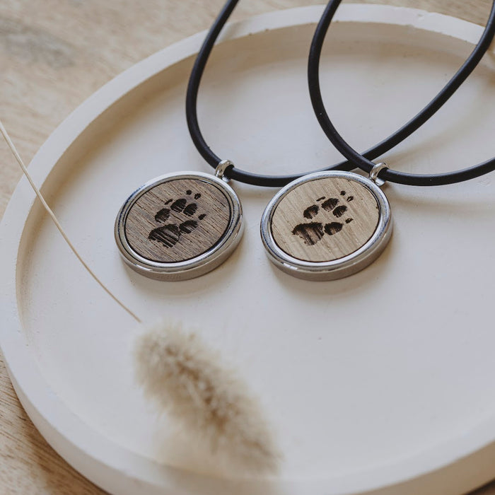 TIMBER TRACKS – Kette mit individuellem Pfotenabdruck