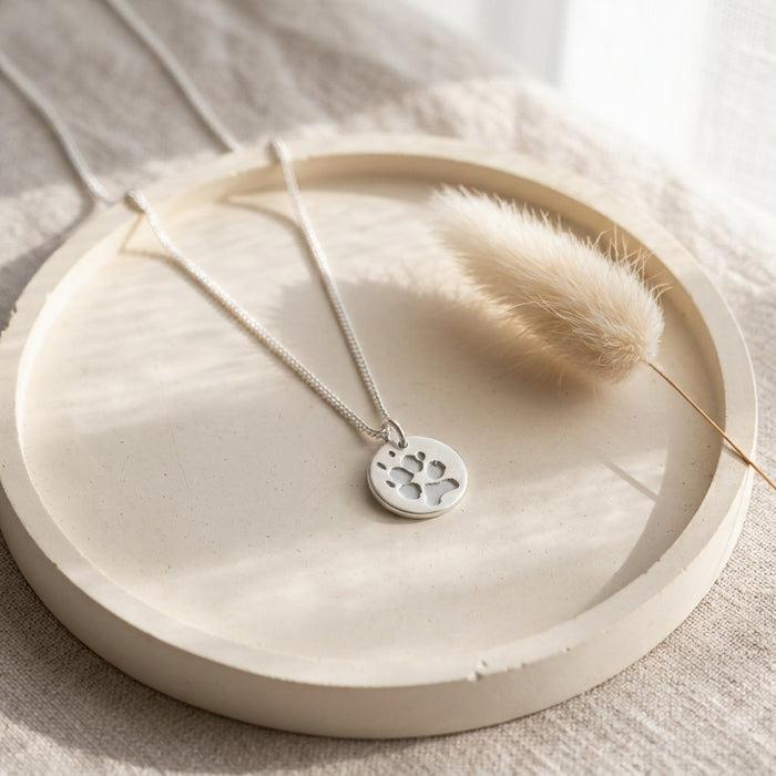 MEMORY SILVER FOREVER - Kette mit individuellem Pfotenabdruck