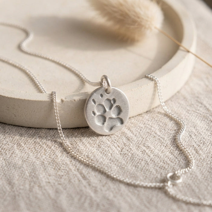 MEMORY SILVER FOREVER - Kette mit individuellem Pfotenabdruck