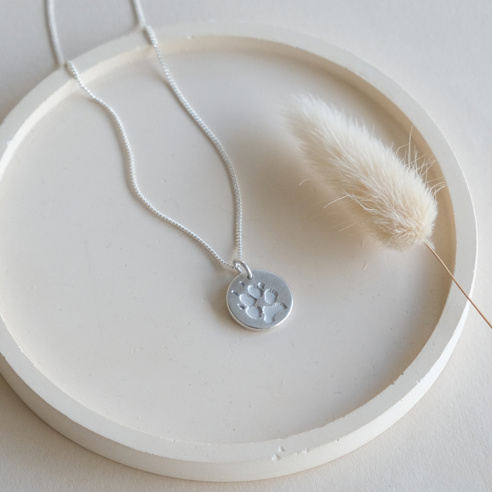 MEMORY SILVER FOREVER - Kette mit individuellem Pfotenabdruck