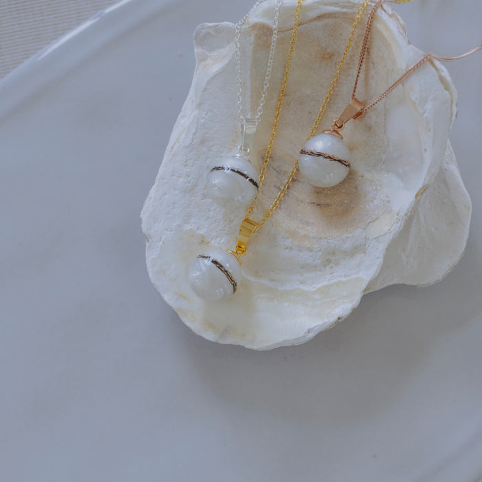 PEARL - Haarkette mit Perle